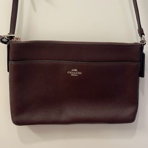 Coach Crossbody Burgundy Purse